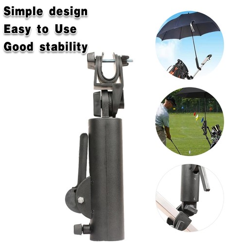 Umbrella holder clamp for - for, golf